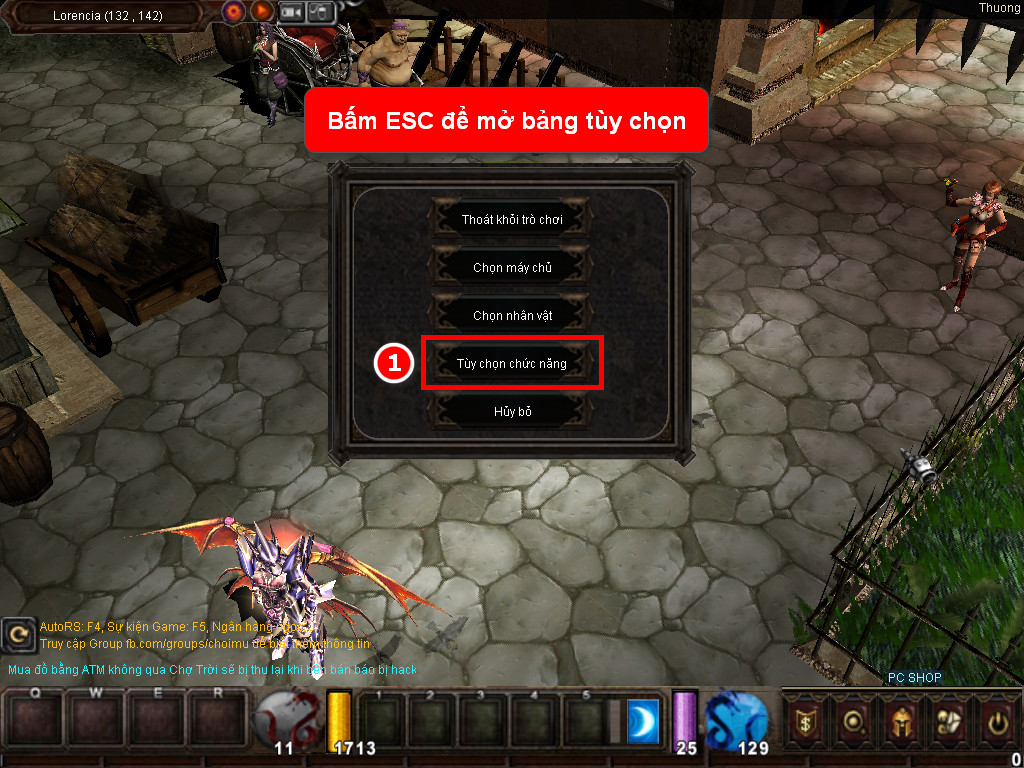 Chức năng chính của Game MU An Việt